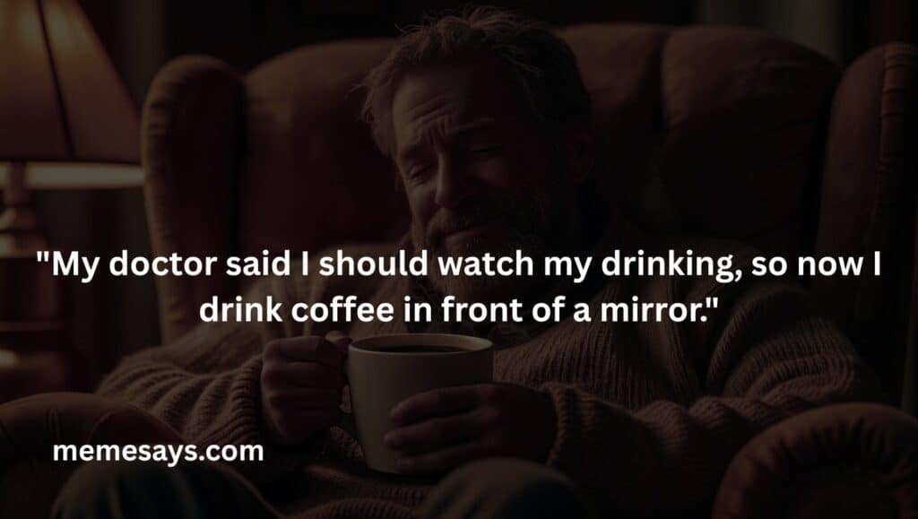 When your doctor asks you to stop drinking coffee but you can't.